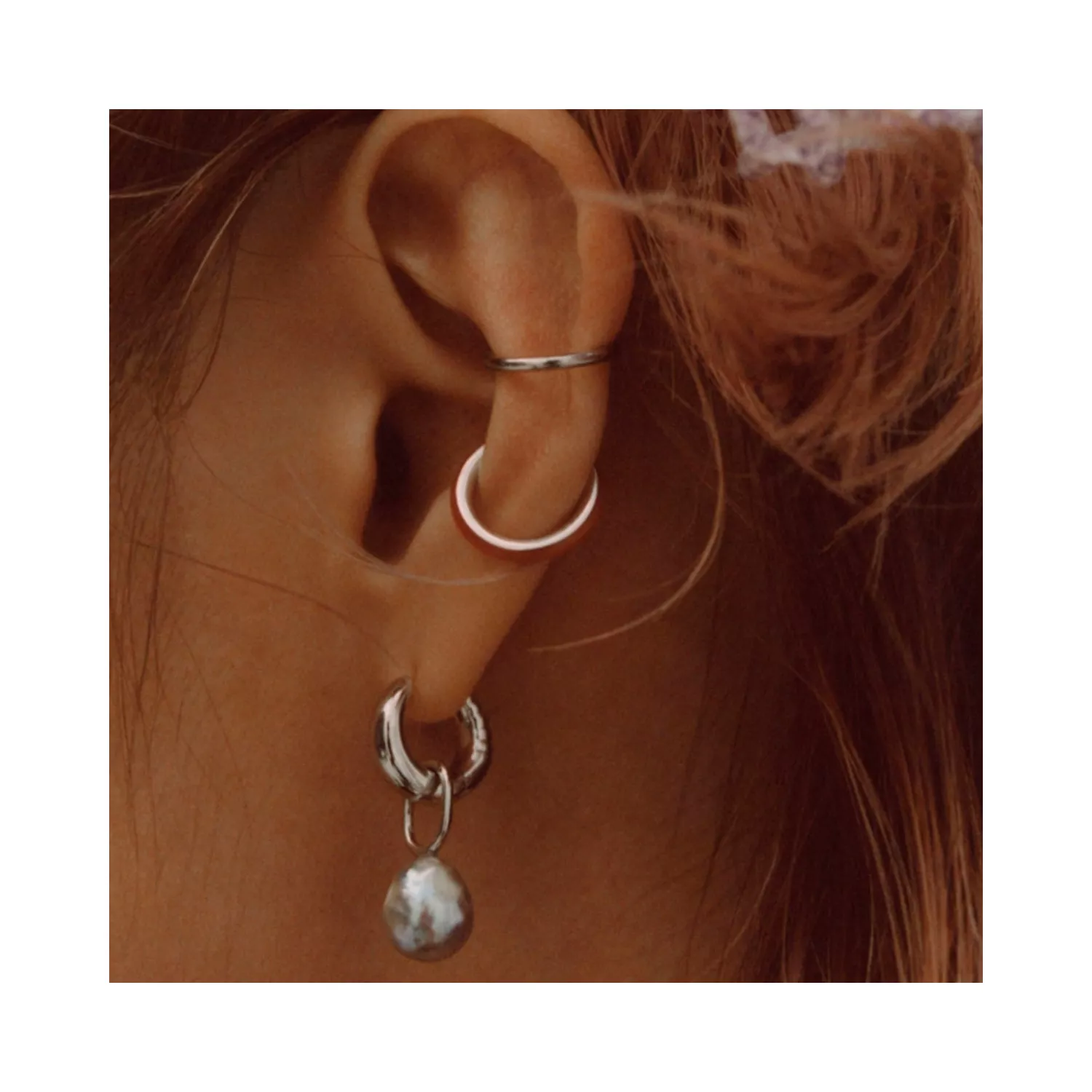 Maria Black Twin Mini Cuff Ørering Single 22 kt. Forgyldt Sølv 200112