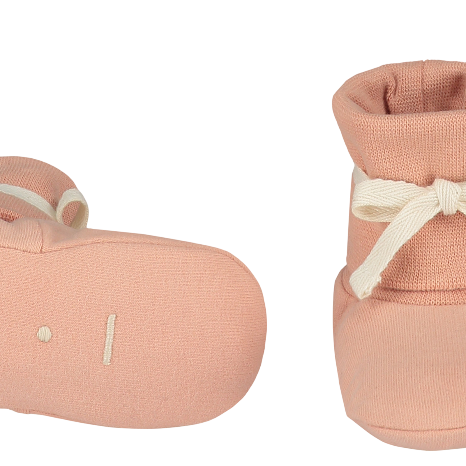 Baby Schühchen Ribbed rustic clay