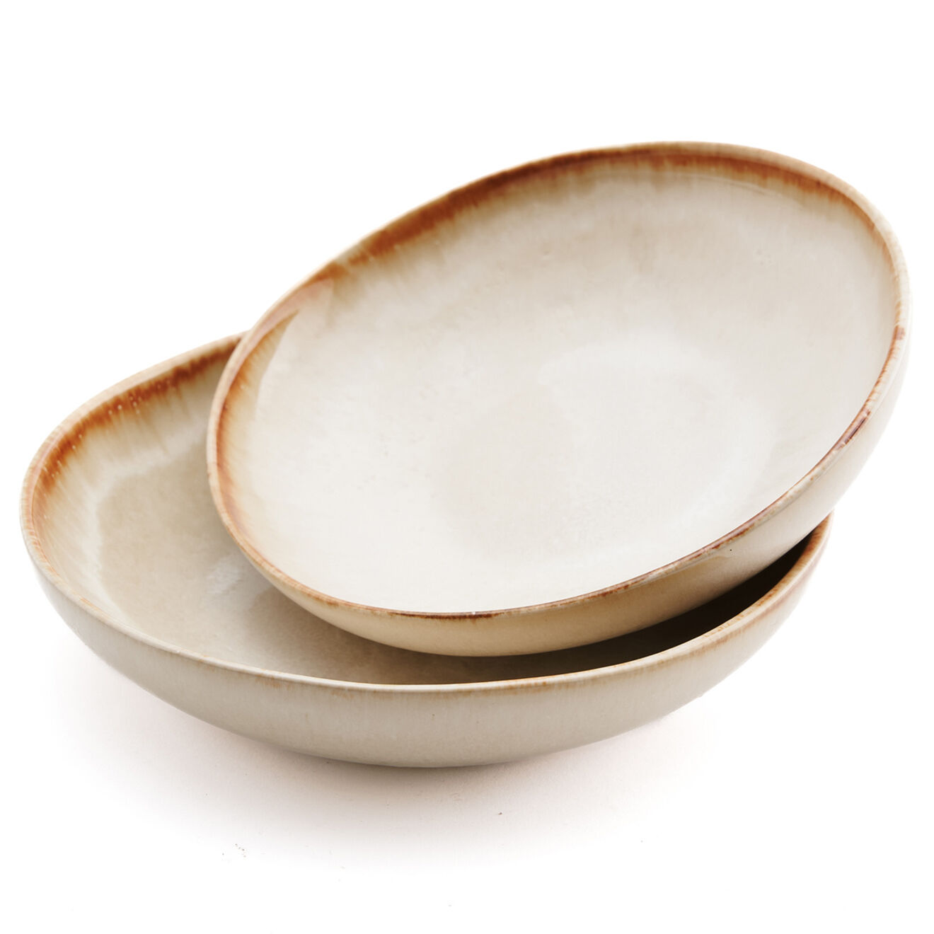 Bazar Bizar 6 Bols Cascais blancs - D.16.5xH.3.5 cm