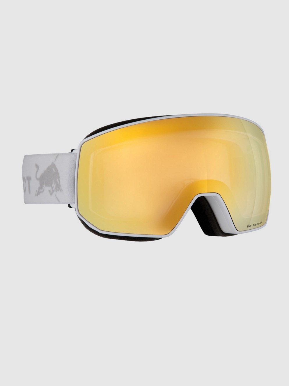 Red Bull SPECT Eyewear Fink White Goggle brown with gold