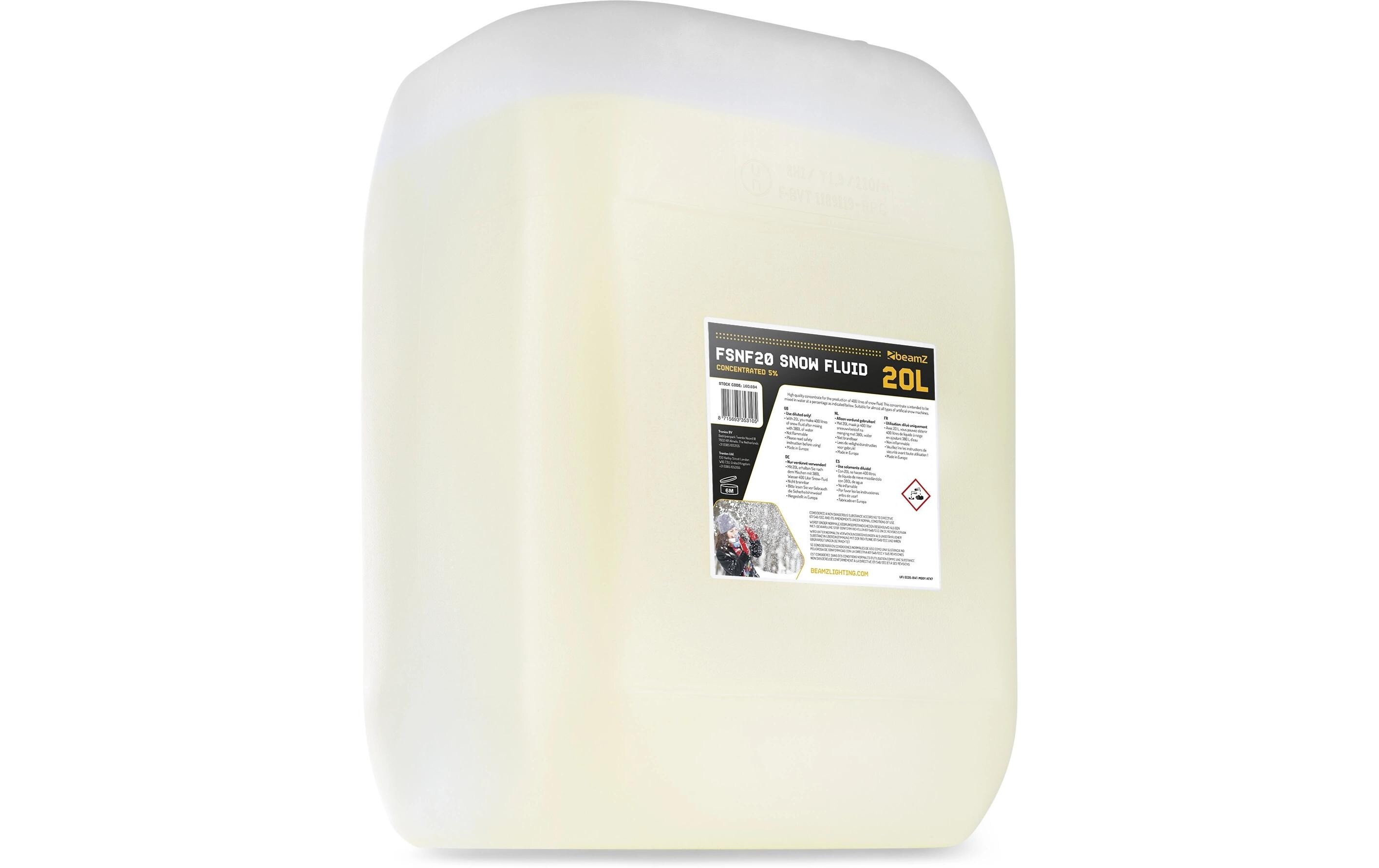 Schneefluid FSNF20 Konzentrat 20 l<br>Schneemittelkonzentrat 5% für Beschneiungsanlagen 20 Liter
