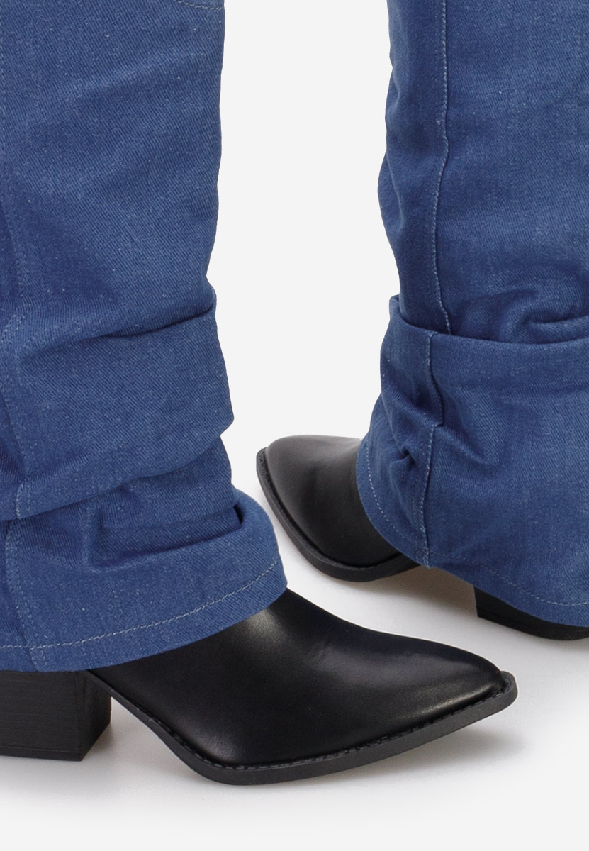 Bottes à talon carré marine Verta V2