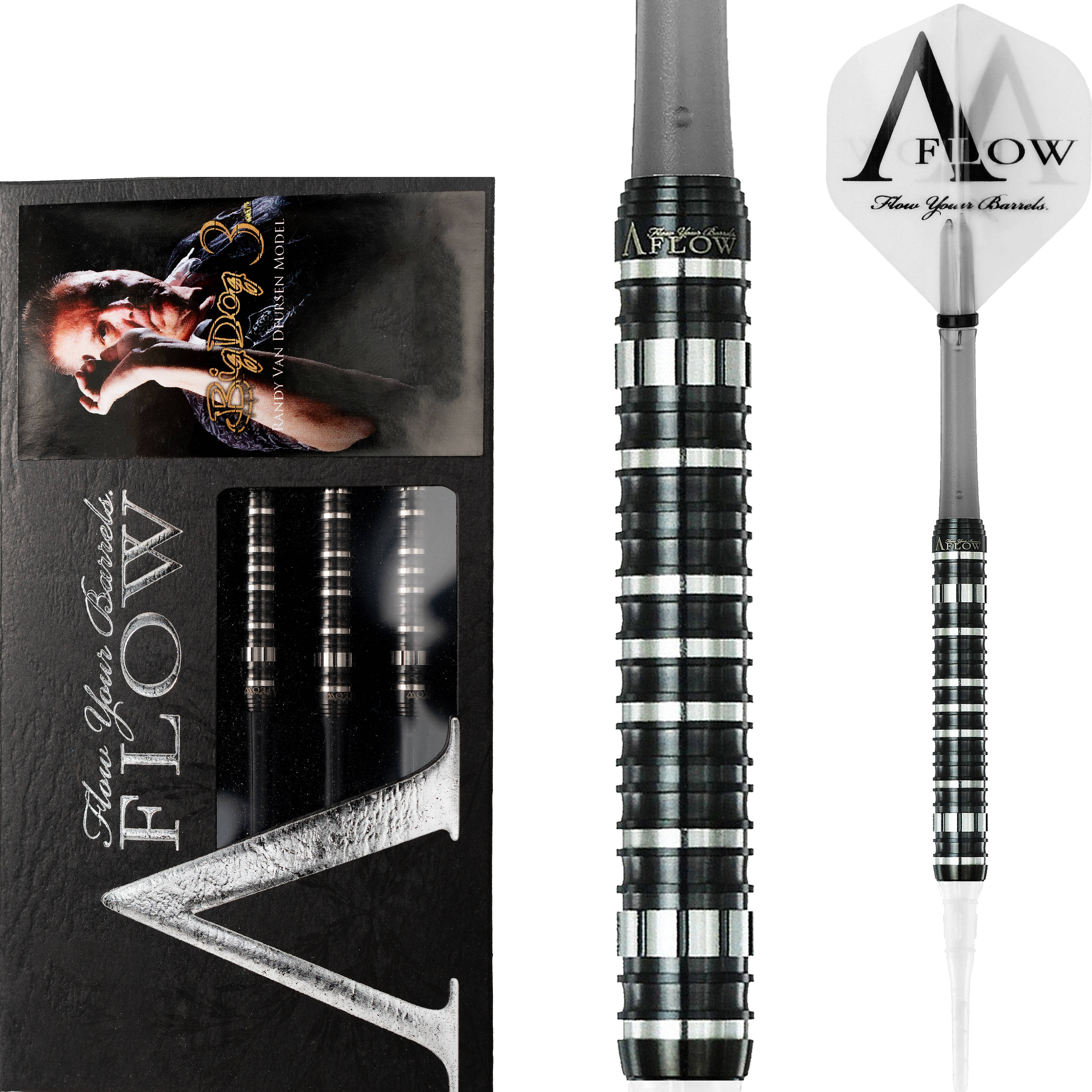 Dynasty - A-Flow Black Line - Randy van Deursen 3 - Softdart