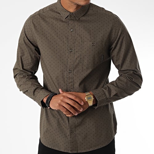 Chemise Manches Longues Leeward Vert Kaki