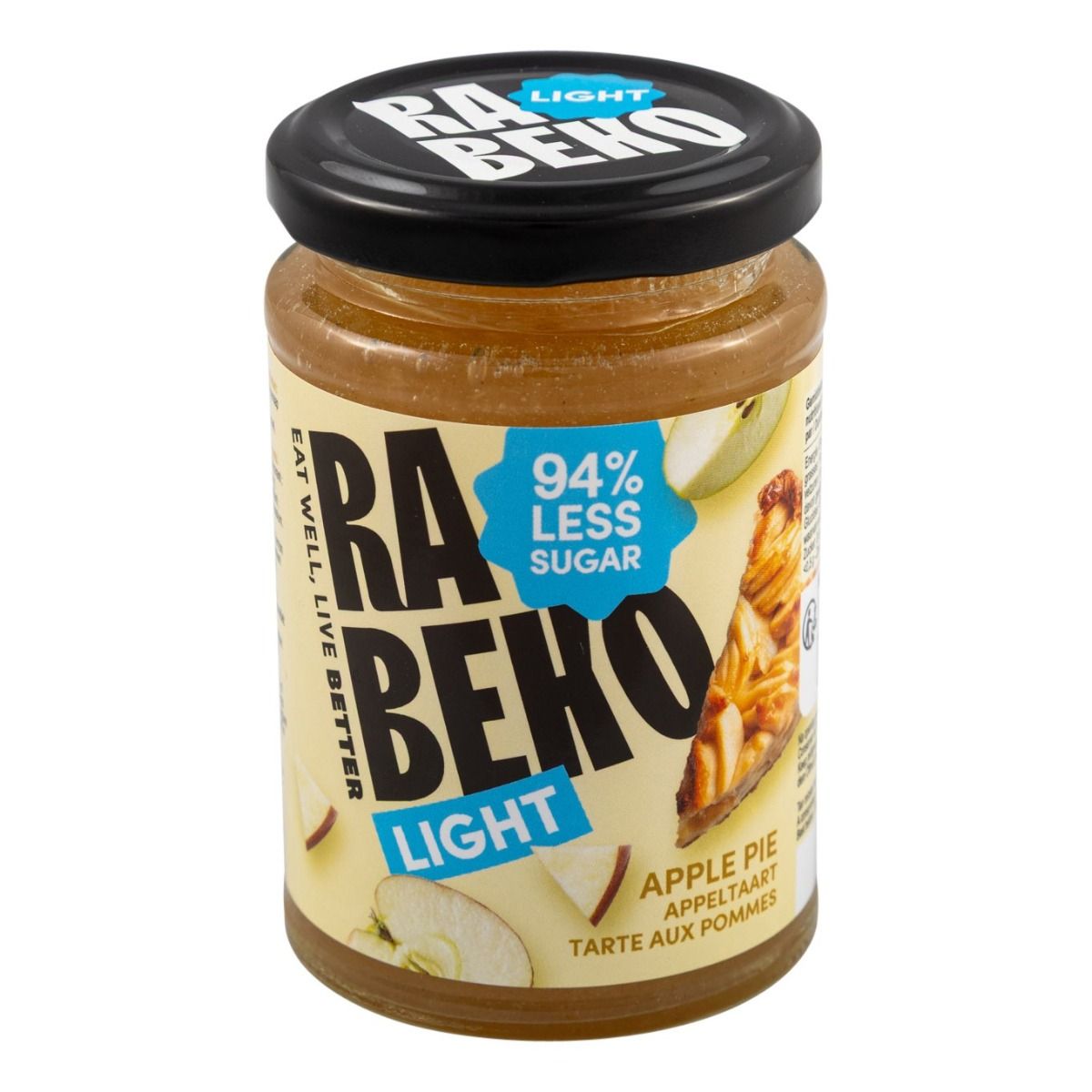 Rabeko appeltaart jam light 230 gram