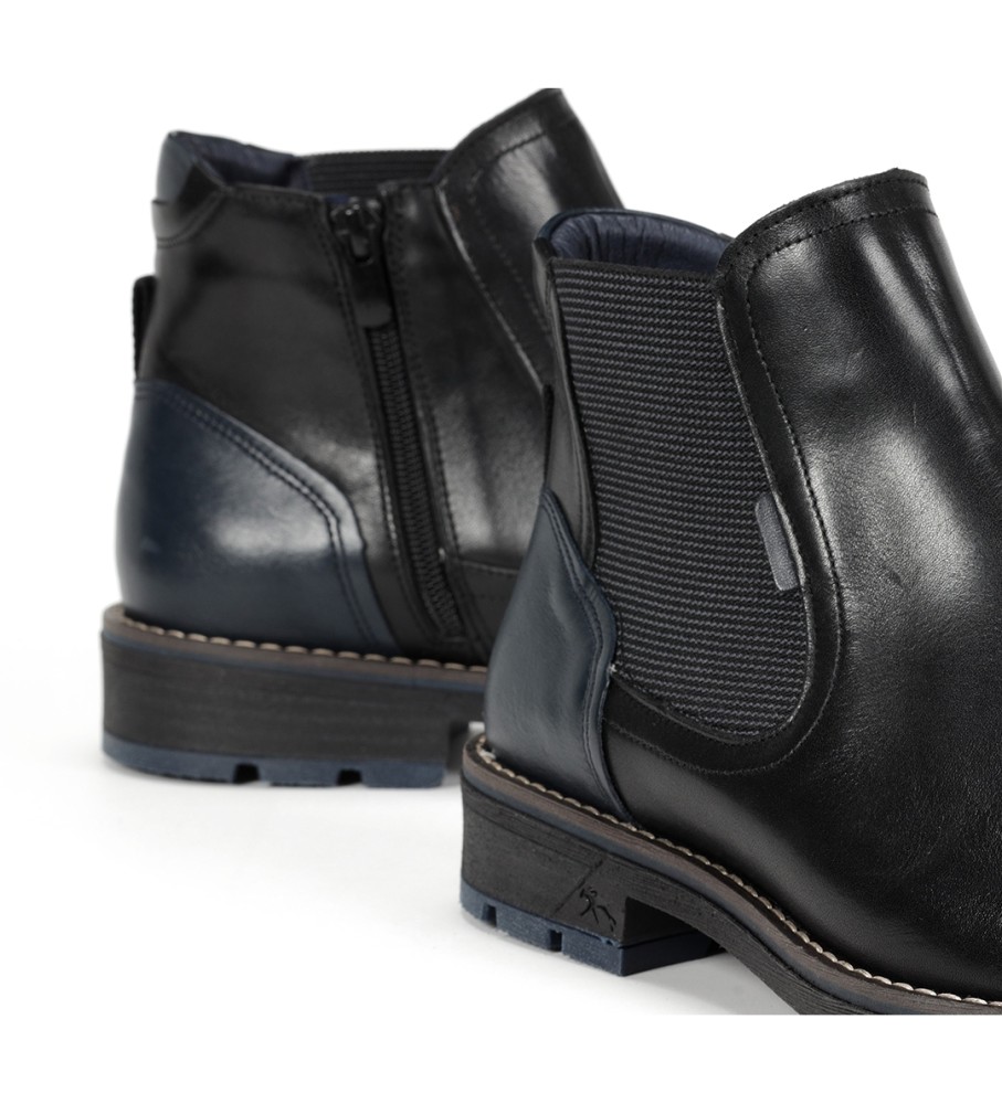 Botas de couro Fluchos F1343 pretas
