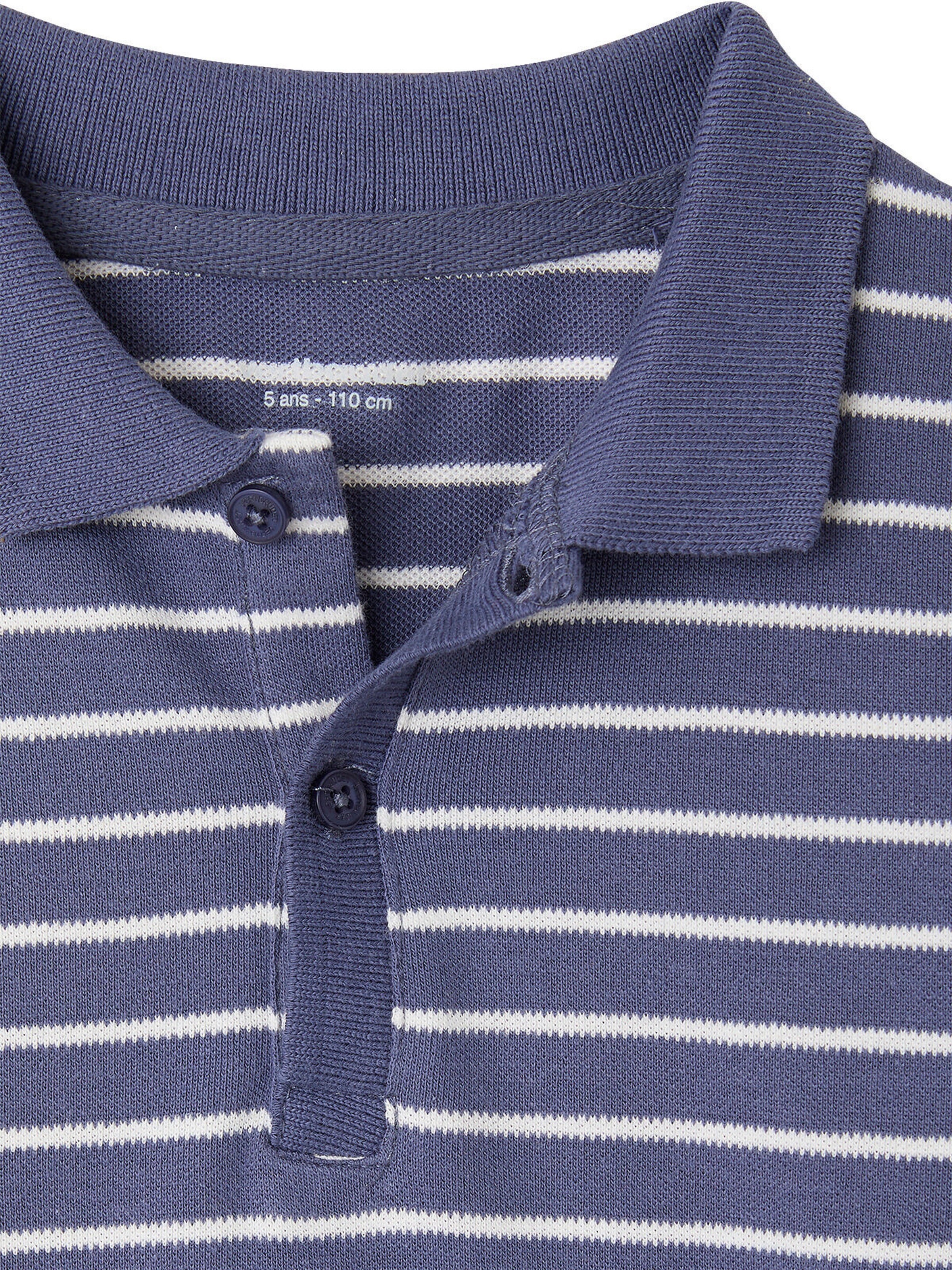 Vertbaudet 2er-Pack Jungen Poloshirts, Pikee weiß