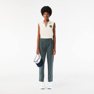 Pantalon Golf 7/8 stretch avec taille élastiquée Pantalons & Shorts - Bleu - Lacoste - Femme