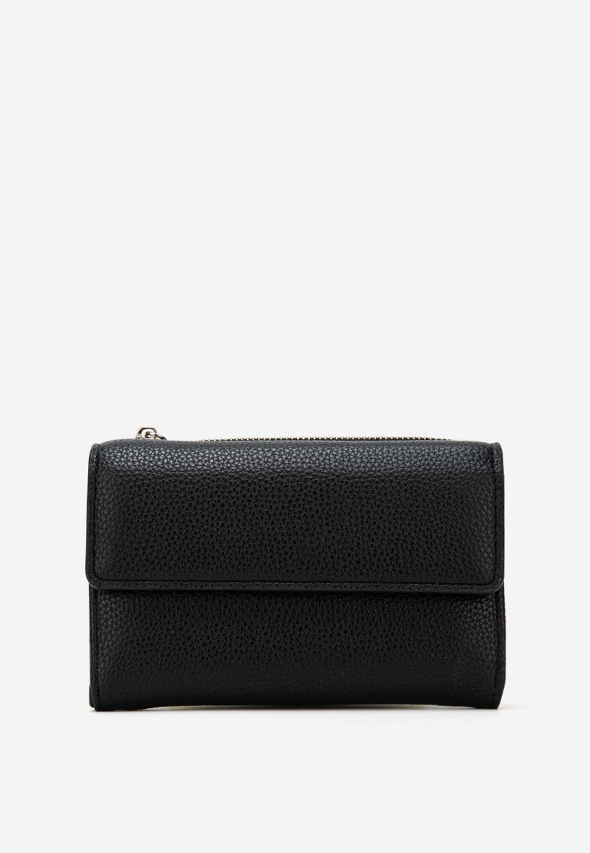 Portefeuille femme noir Delimia