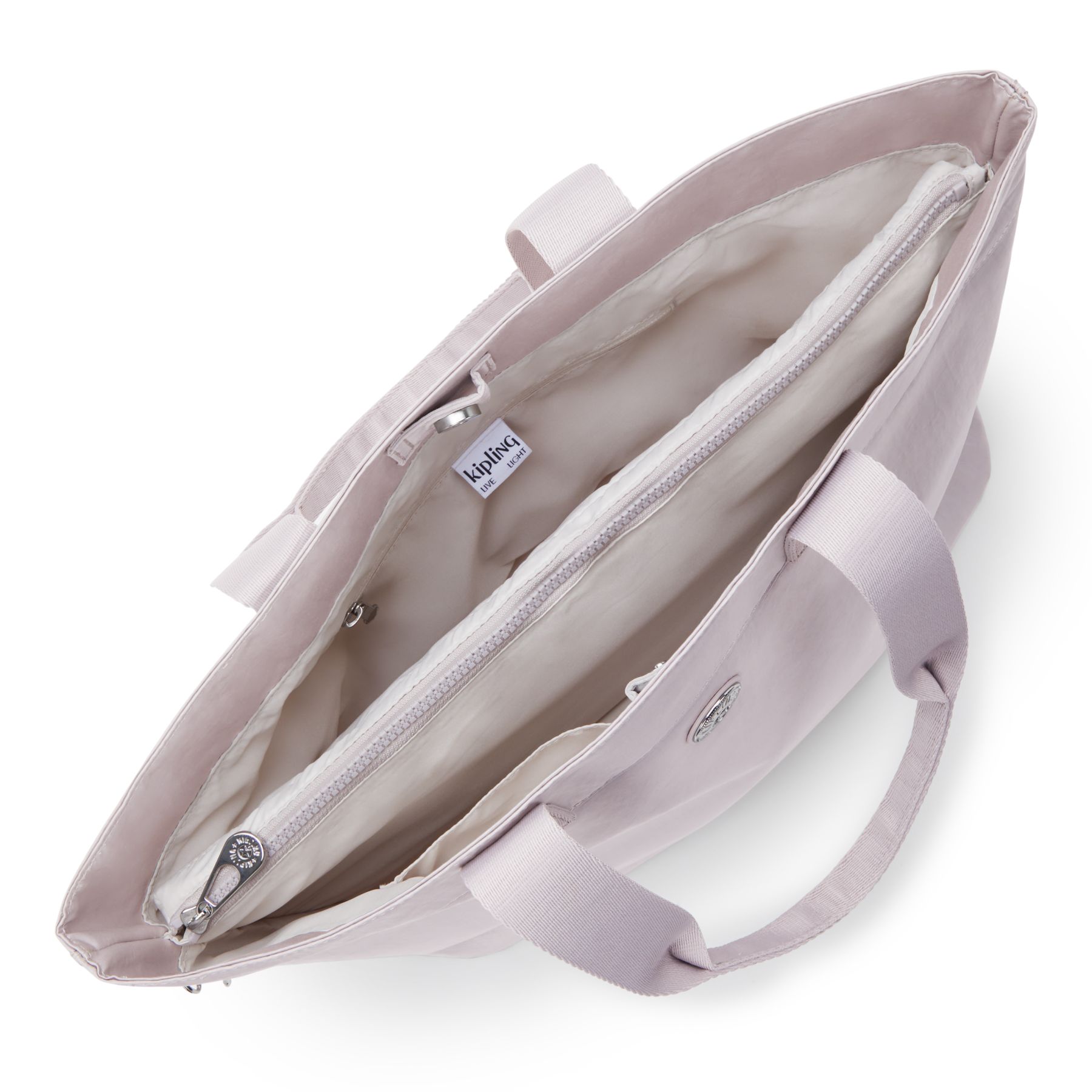 COLISSA Grand fourre-tout avec compartiment pour ordinateur portable - Gleam Silver