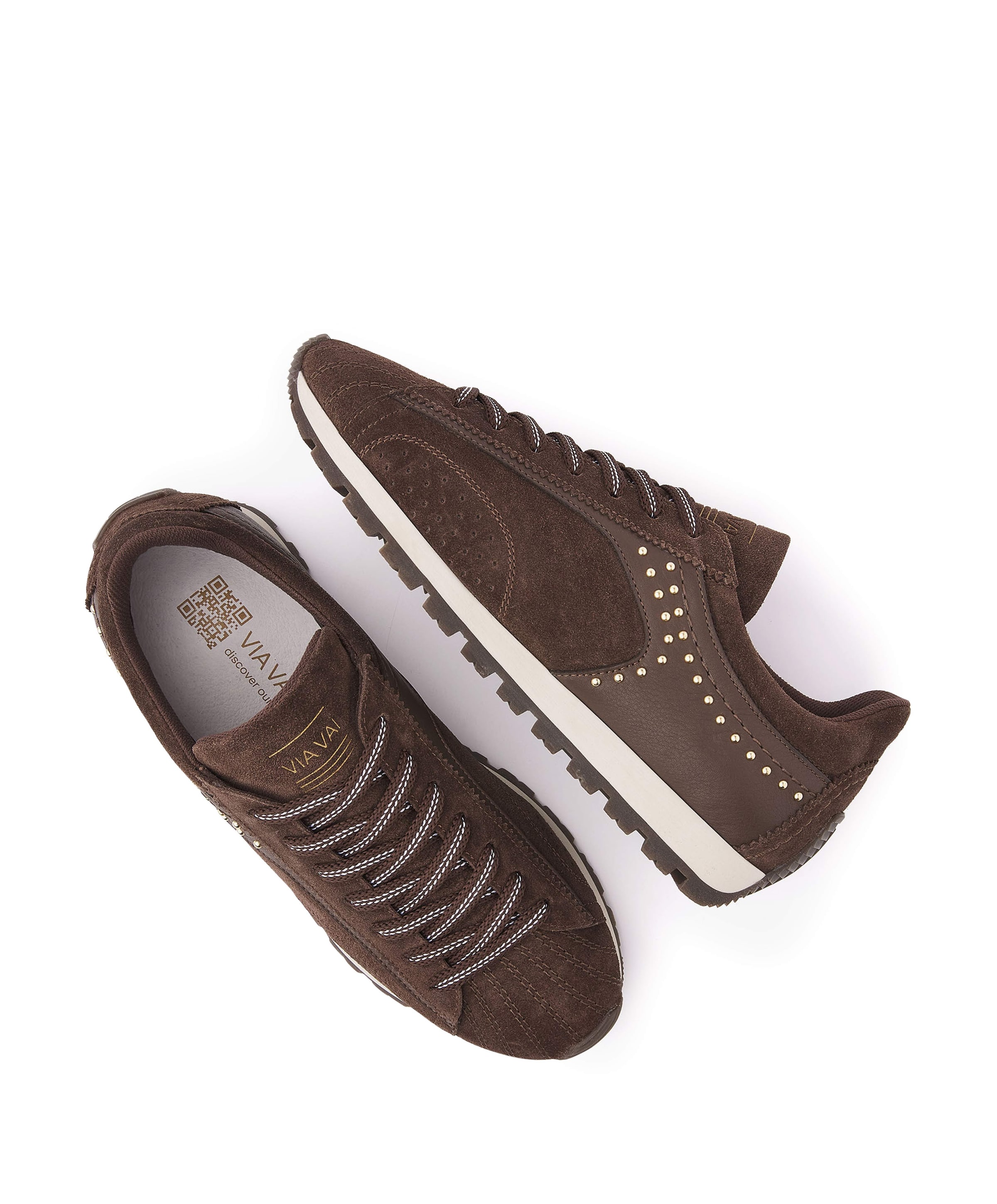 VIA VAI Scott Kyle dames sneakers bruin