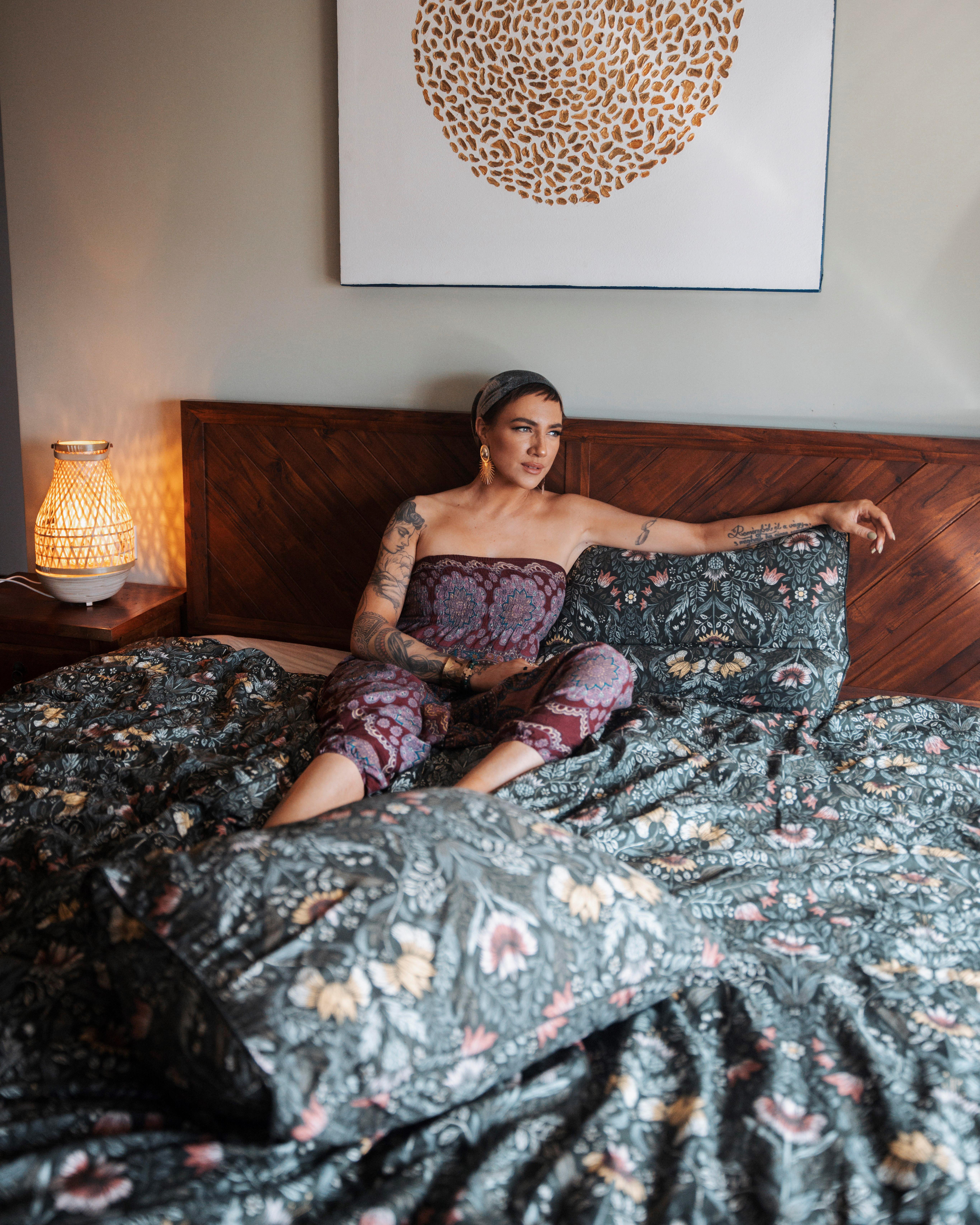 Bed MIALET 160 x 200 cm Donkerbruin