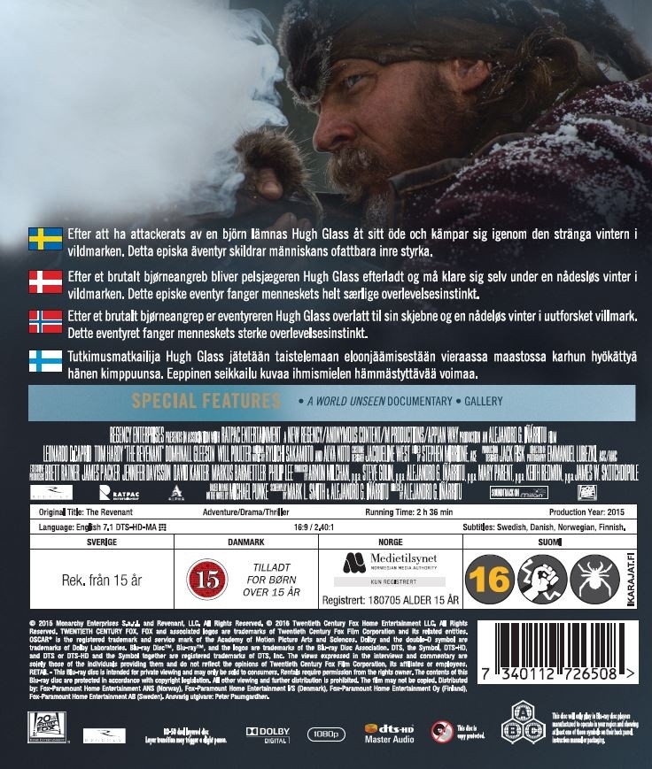 The Revenant (Blu-Ray)