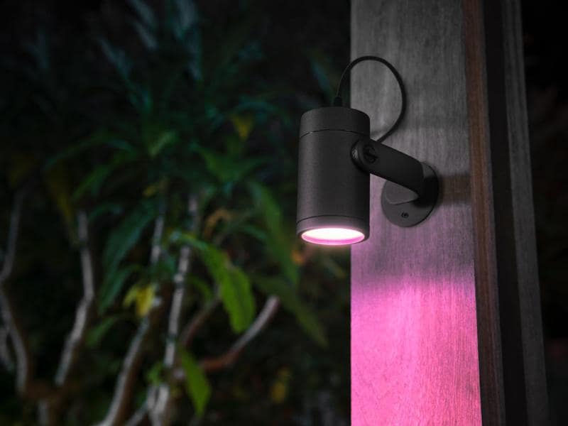 Philips Hue White & Color Ambiance Outdoor Lily 1er Spot, N Outdoor Gartenspot Erweiterung