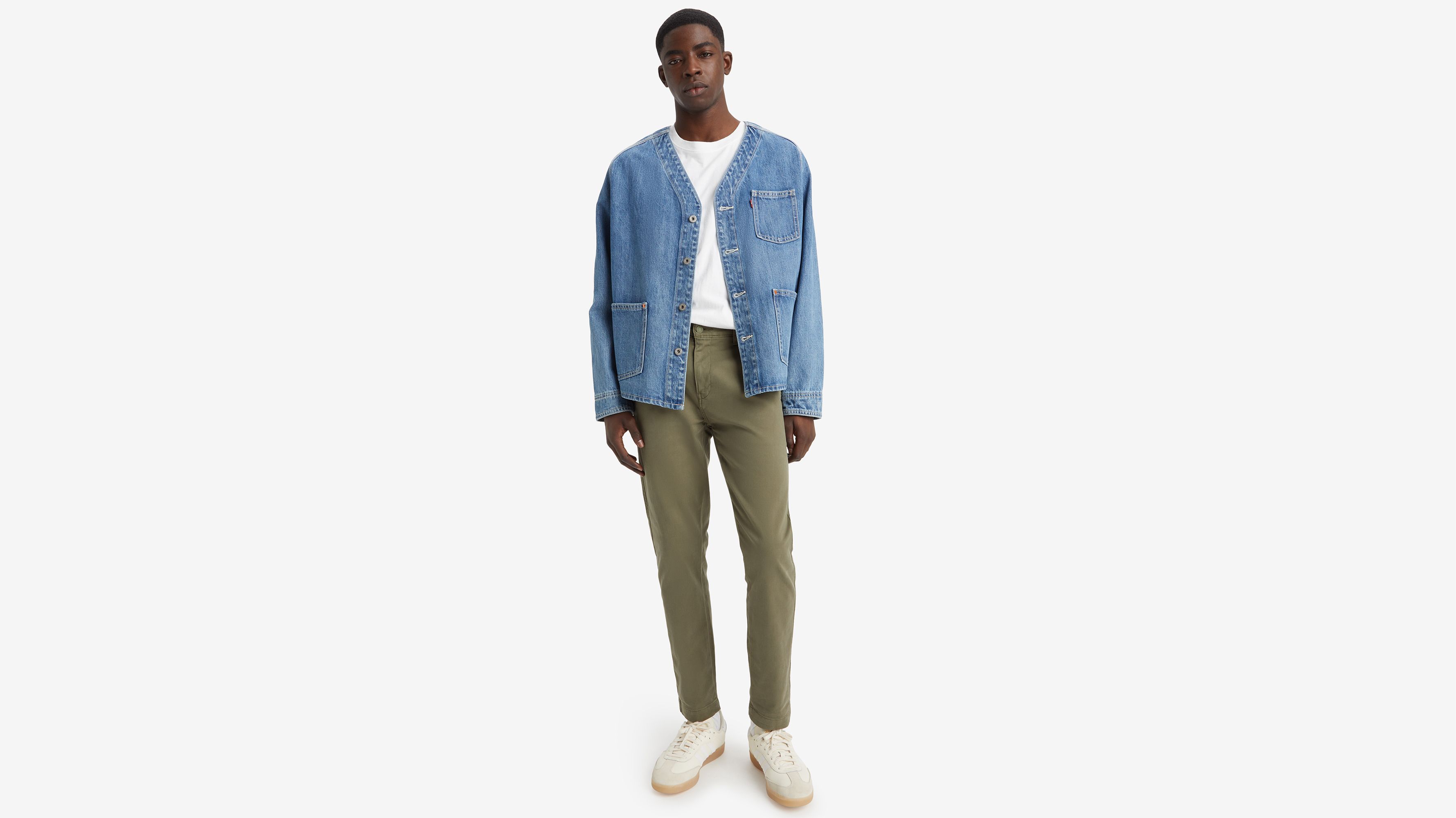 Pantalon chino classique Levi's® XX Chino - Bunker Olive Shady - Vert
