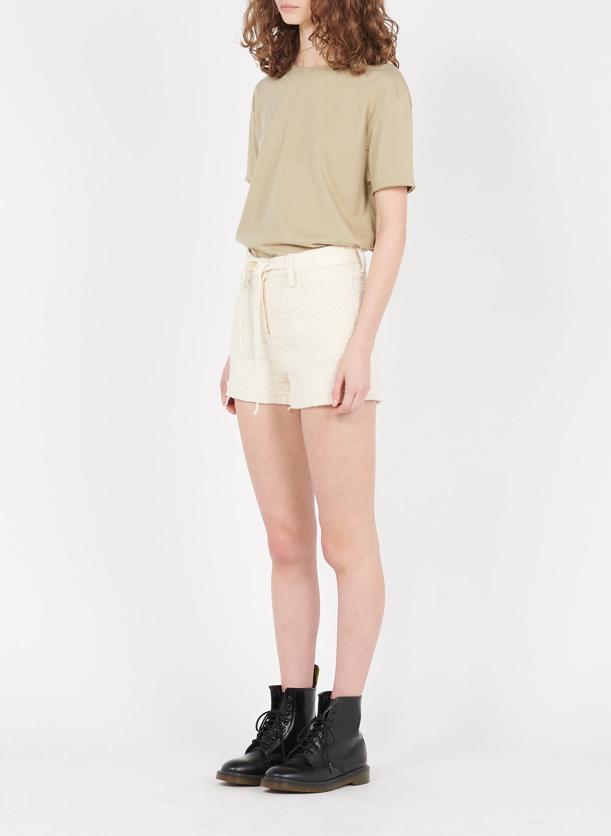 NANNIE - Short en tweed | Beige