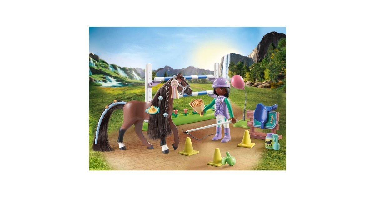 PLAYMOBILHorses of Waterfall - Zoe en Blaze speelset Constructiespeelgoed  (71355)