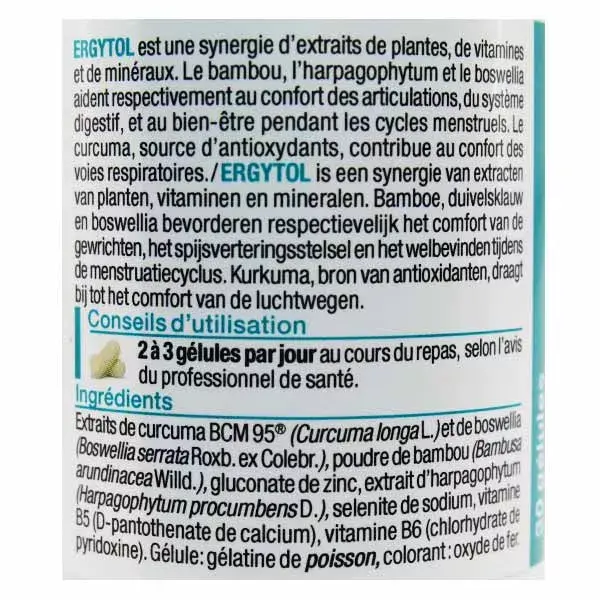 Nutergia Ergytol 30 cápsulas