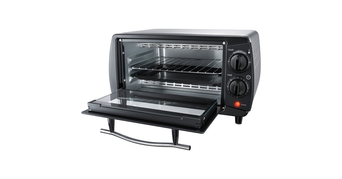StebaMini-bakoven KB 9.2 mini bakoven  (Zilver/zwart, Inhoud 9 Liter)