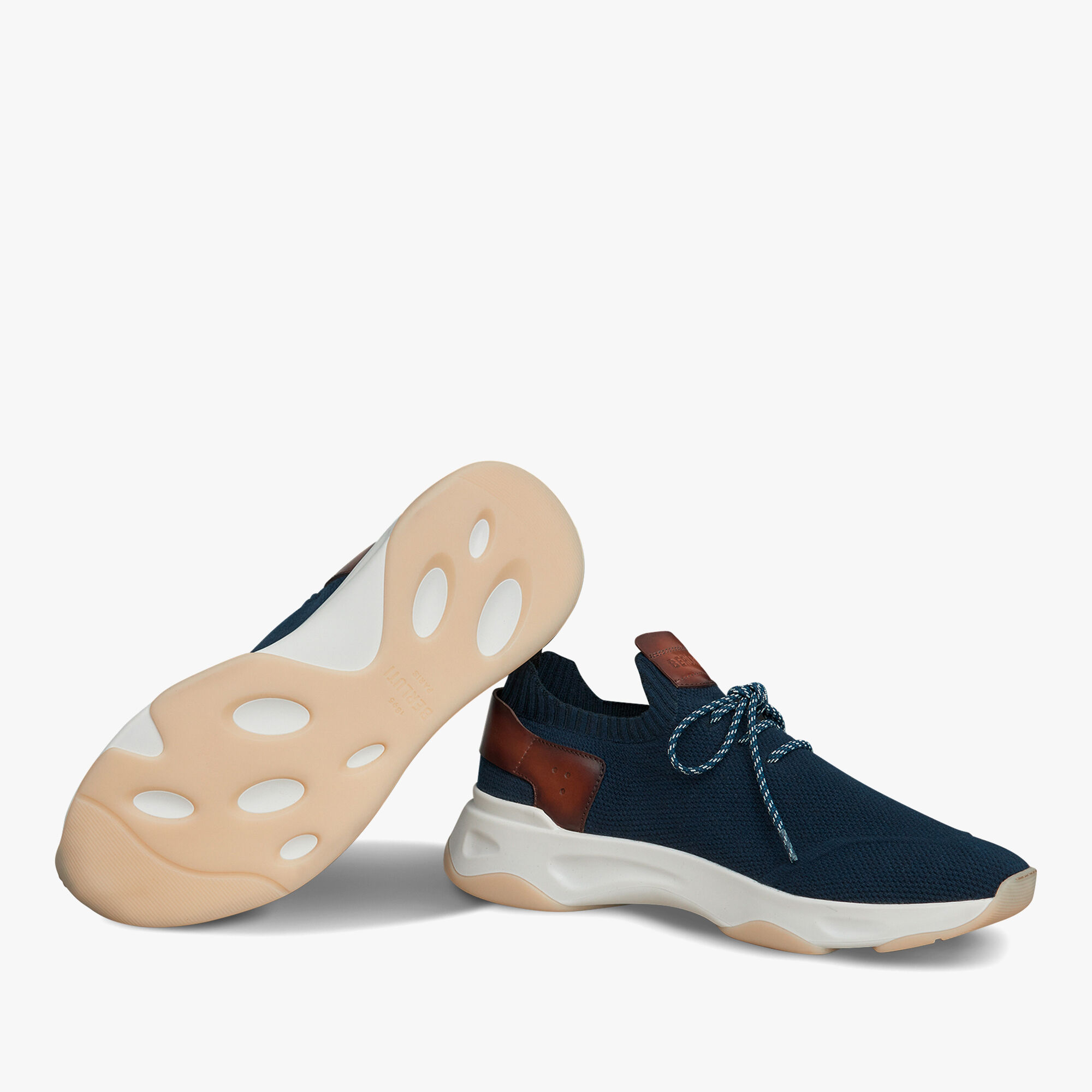 Sneaker Shadow En Cachemire Et Cuir