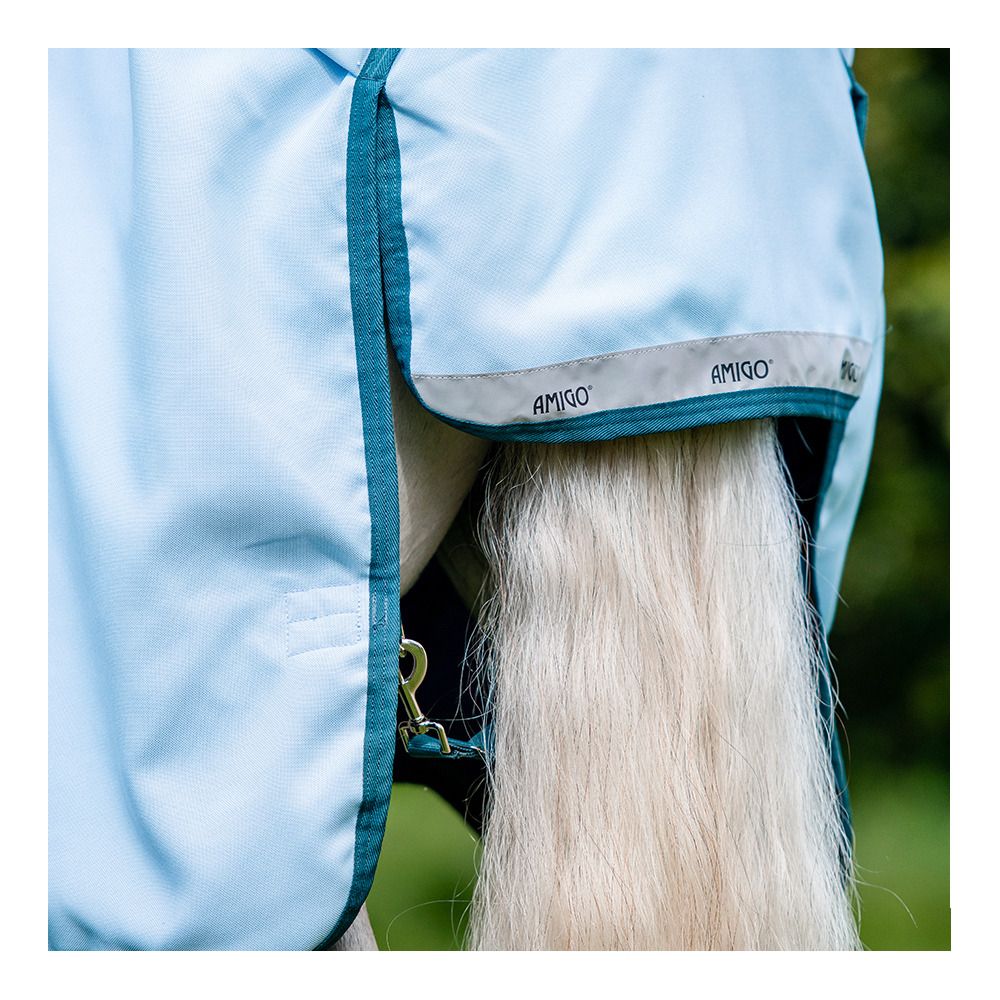 Horseware AMIGO PLANT DYE 50G - Couverture de paddock + couvre-cou blue/navy