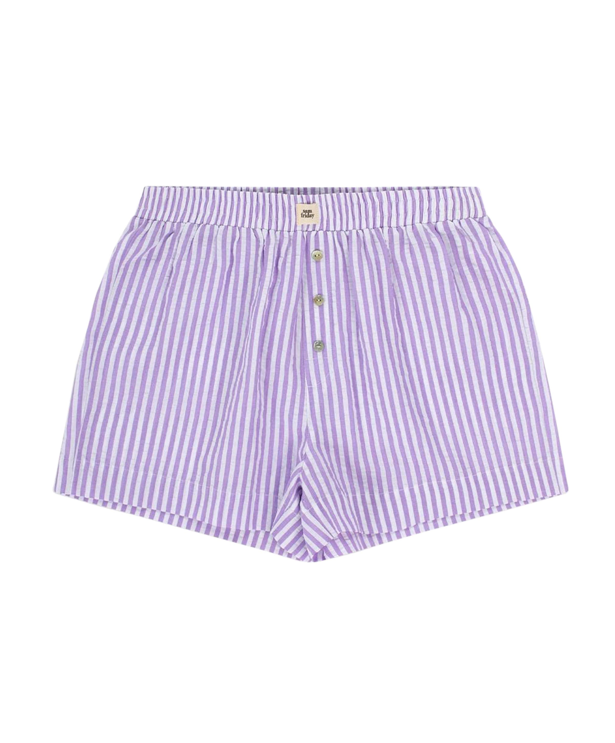 Sam Friday Dames pyjamashorts paars