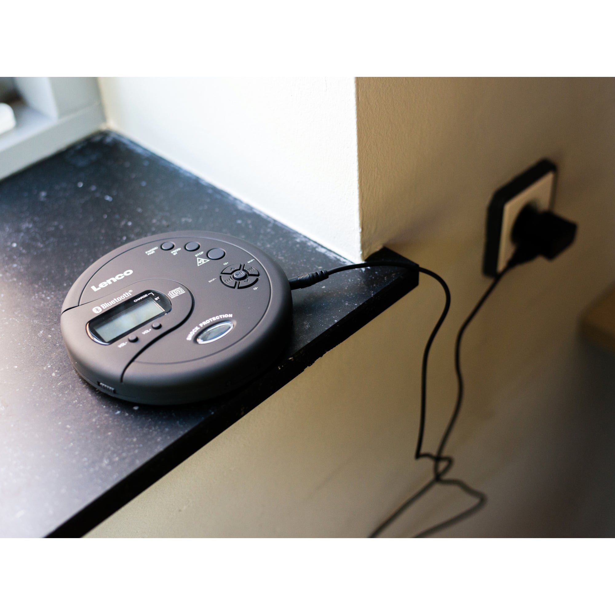 Lenco CD-300 draagbare CD-speler met Bluetooth-zender
