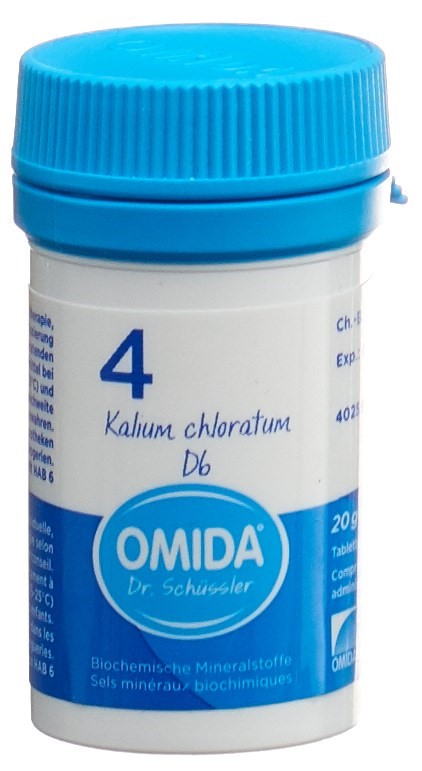 Omida Nr4 Kalium chloratum Tabl 6 D Ds 20 g