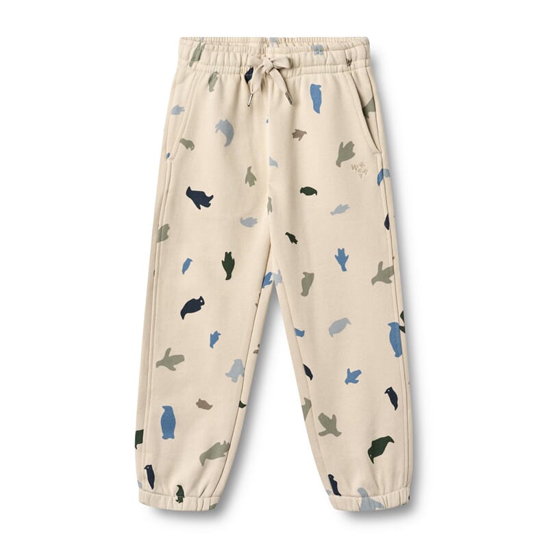 Sweatpants Cruz offwhite penguins - Wheat - Rumpetroll