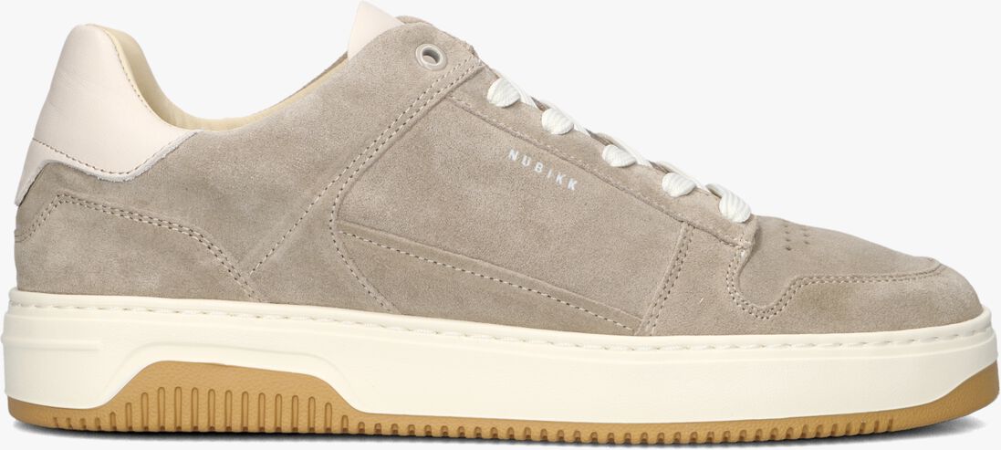 beige nubikk lage sneakers basket court miele