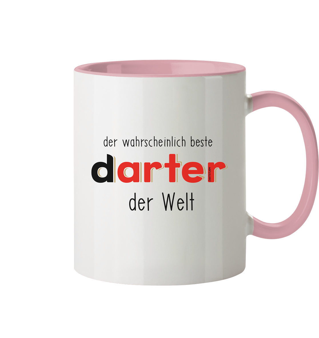 DartSturm - Der wahrscheinlich beste darter der Welt Schwarz - Tasse zweifarbig