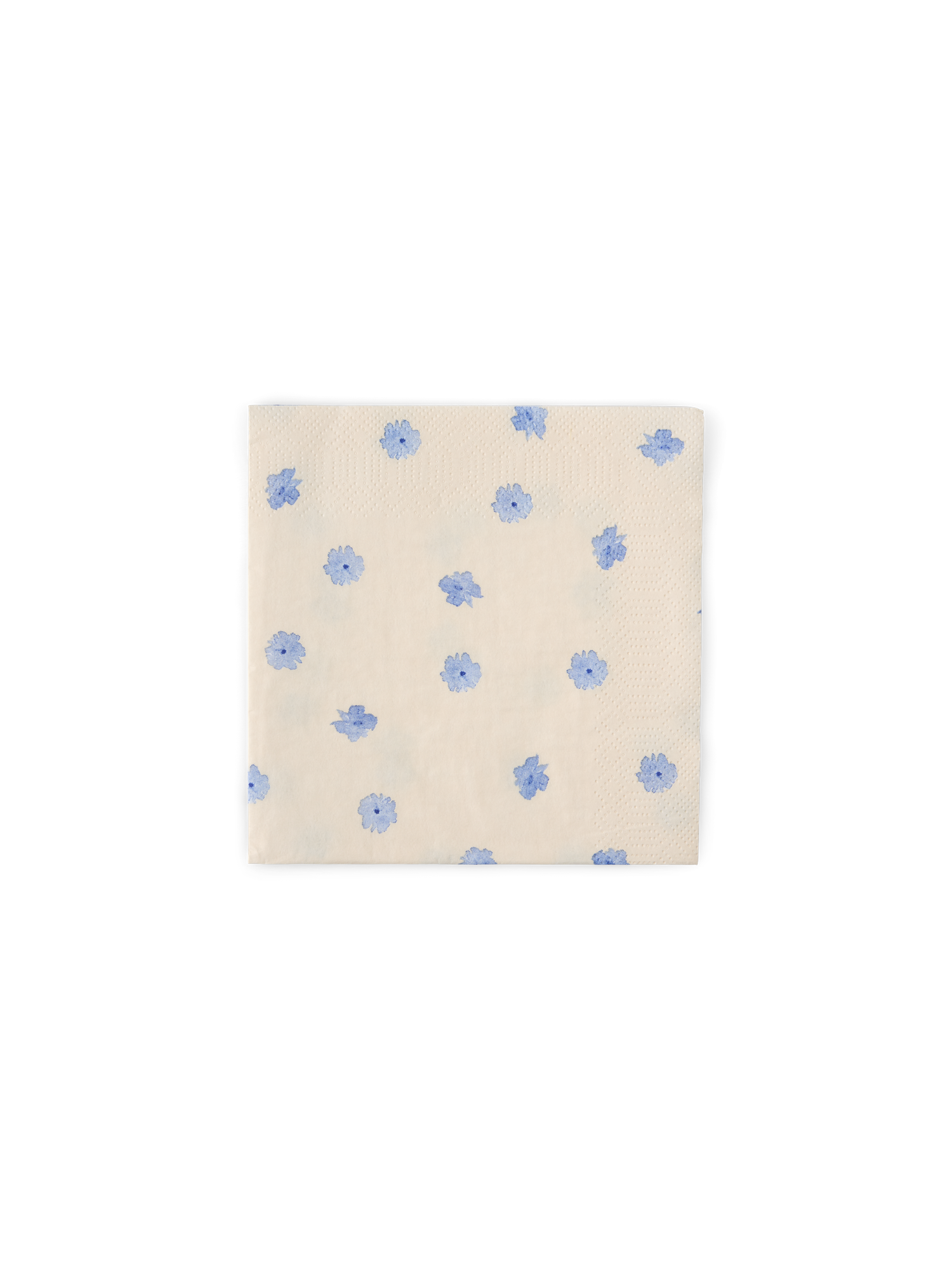 Servietter 25 x 25 cm | Papir. 25 x 25 cm. 20 stk. | Off White, Blue