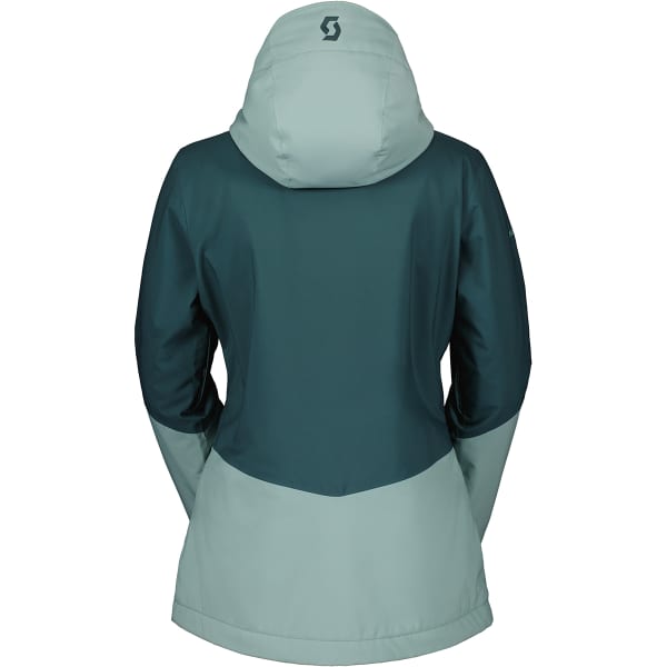 Veste de ski SCOTT JACKET W'S ULTIMATE DRYO 10 ARUBA GREEN/NORTHERN MINT GREEN
