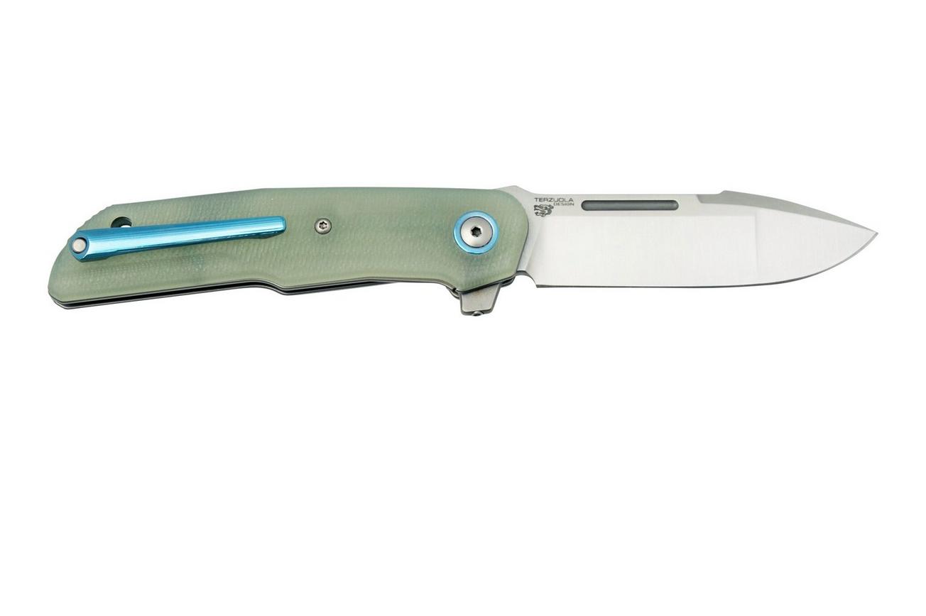 MKM Clap LS01-GN Natural G10 zakmes, Bob Terzuola design
