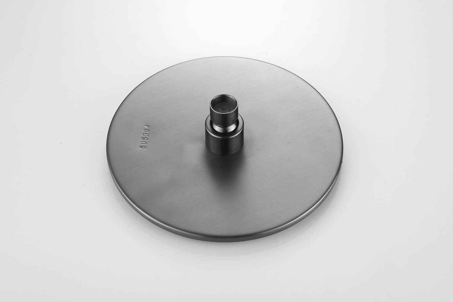 Saniclear Vision ronde douchekop 20cm verouderd ijzer - gunmetal