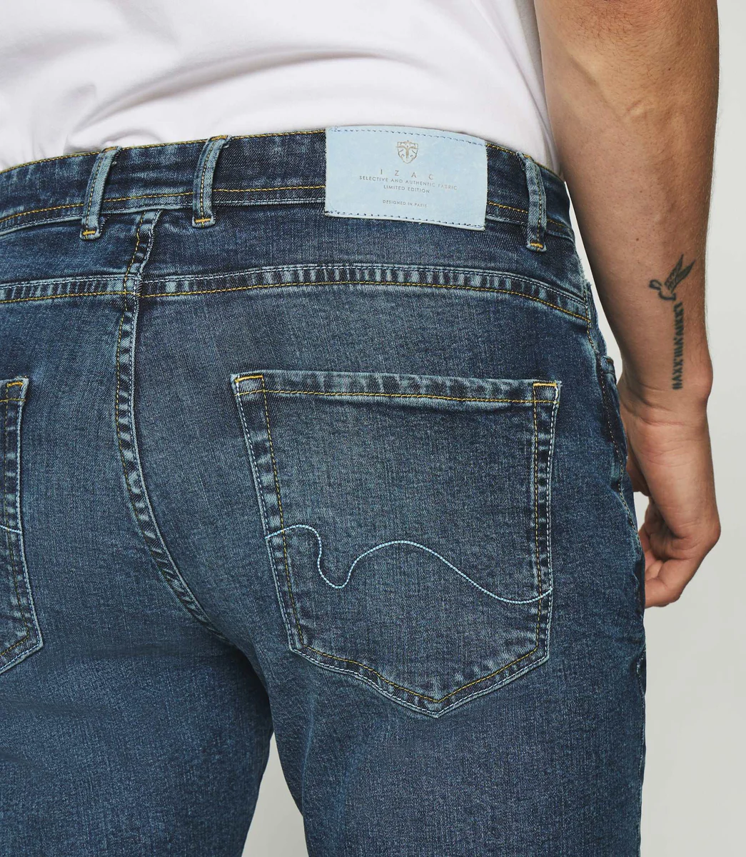 Jean straight bleu moyen TEDI