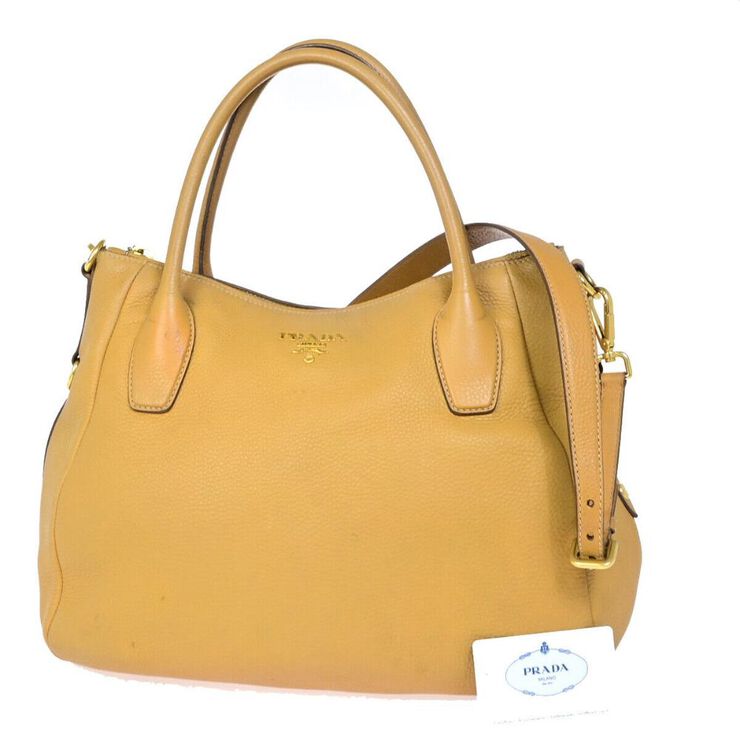 Prada Vintage Prada Handbag Yellow