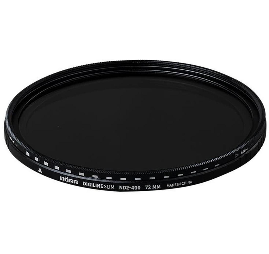 Graufilter Digiline Slim Variabler ND2-400 – 72 mmVariabler Graufilter reduziert die Lichtmenge