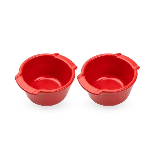 Duo de ramequins Appolia 11 cm rouge Peugeot