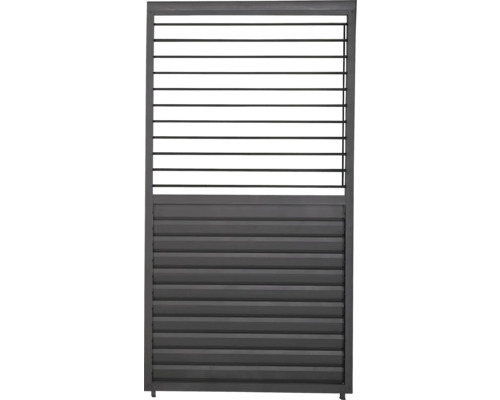 Lamellenwand Mirador Classic, Deluxe Plus 300 93 x 235 cm zwart