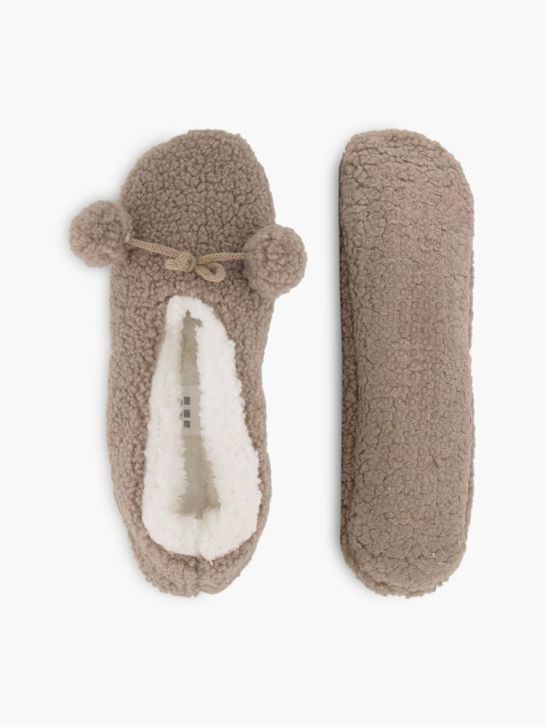 Cosy Nature Socken Braun
