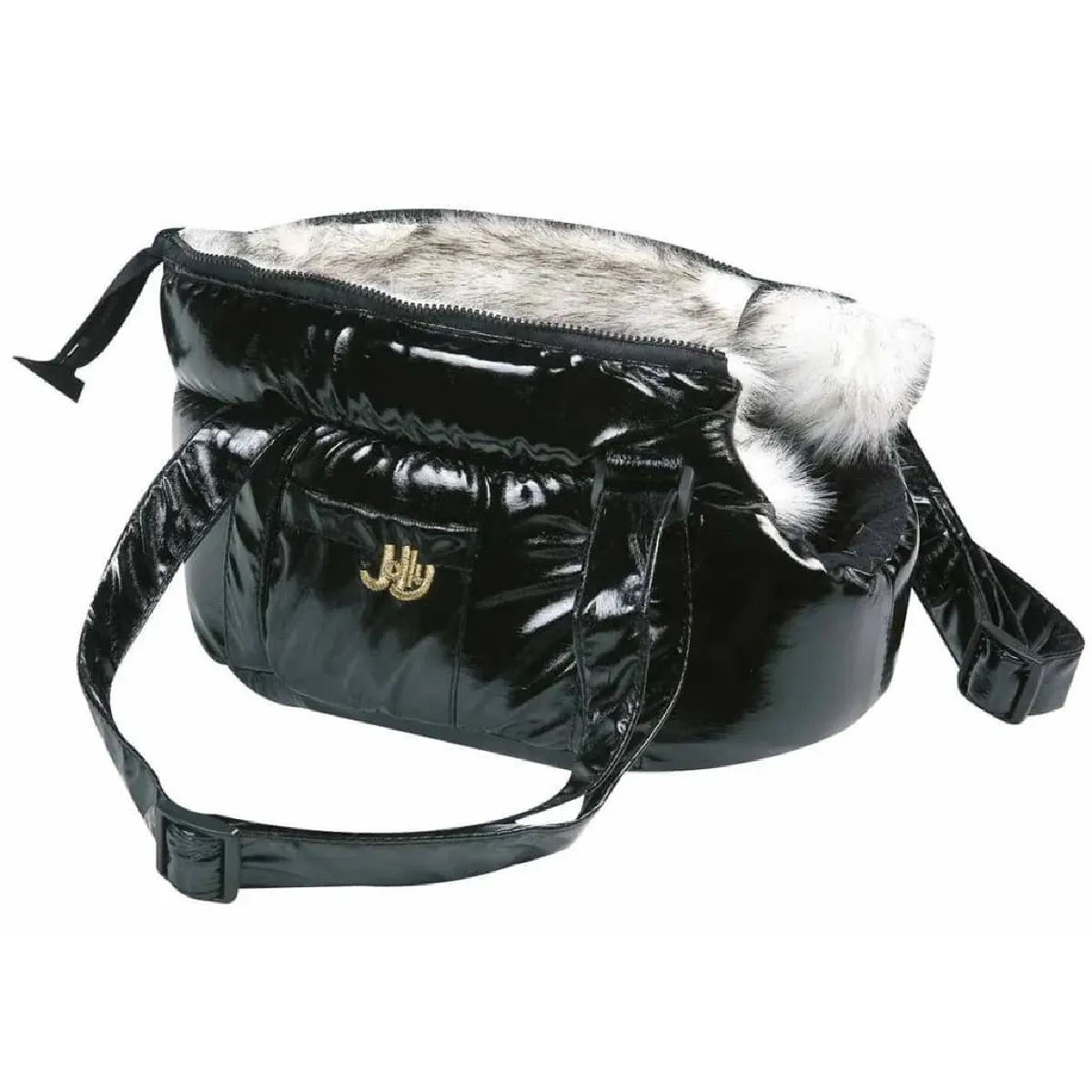 Flamingo Sac transport Lola noir 32 x 17 x 42 cm