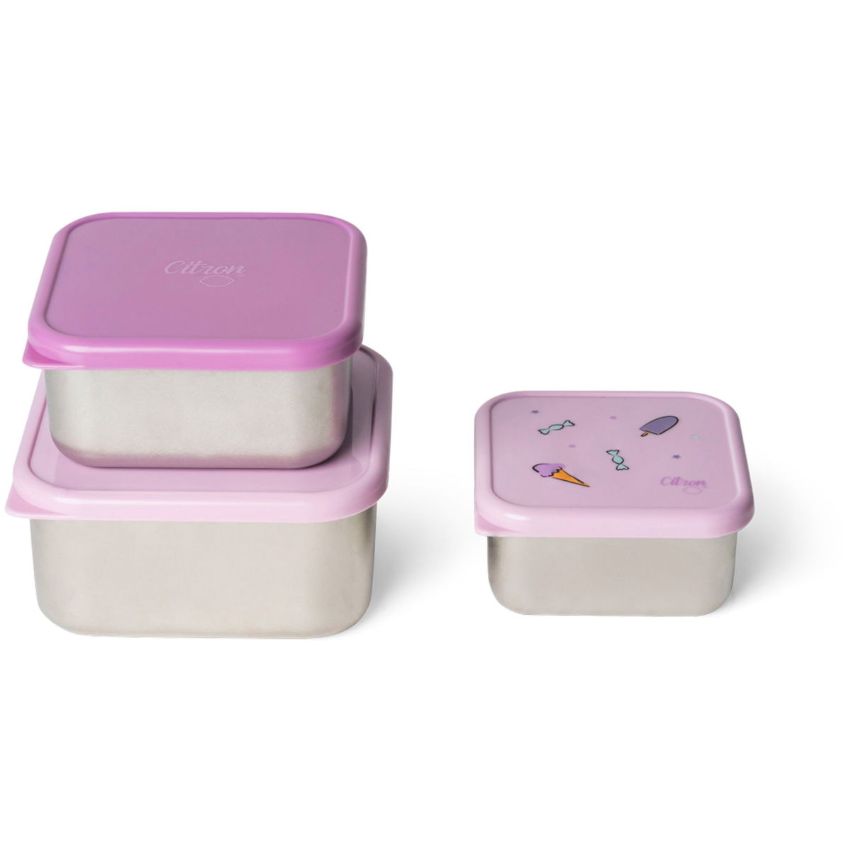 CitronCitron   Edelstahl Lunchbox stapelbar Unicorn