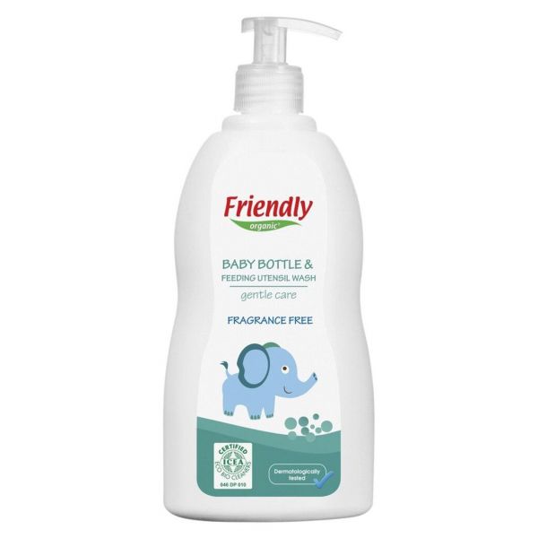 Friendly Organic Detergente de Biberões e Acessórios Sem Perfume 500ml