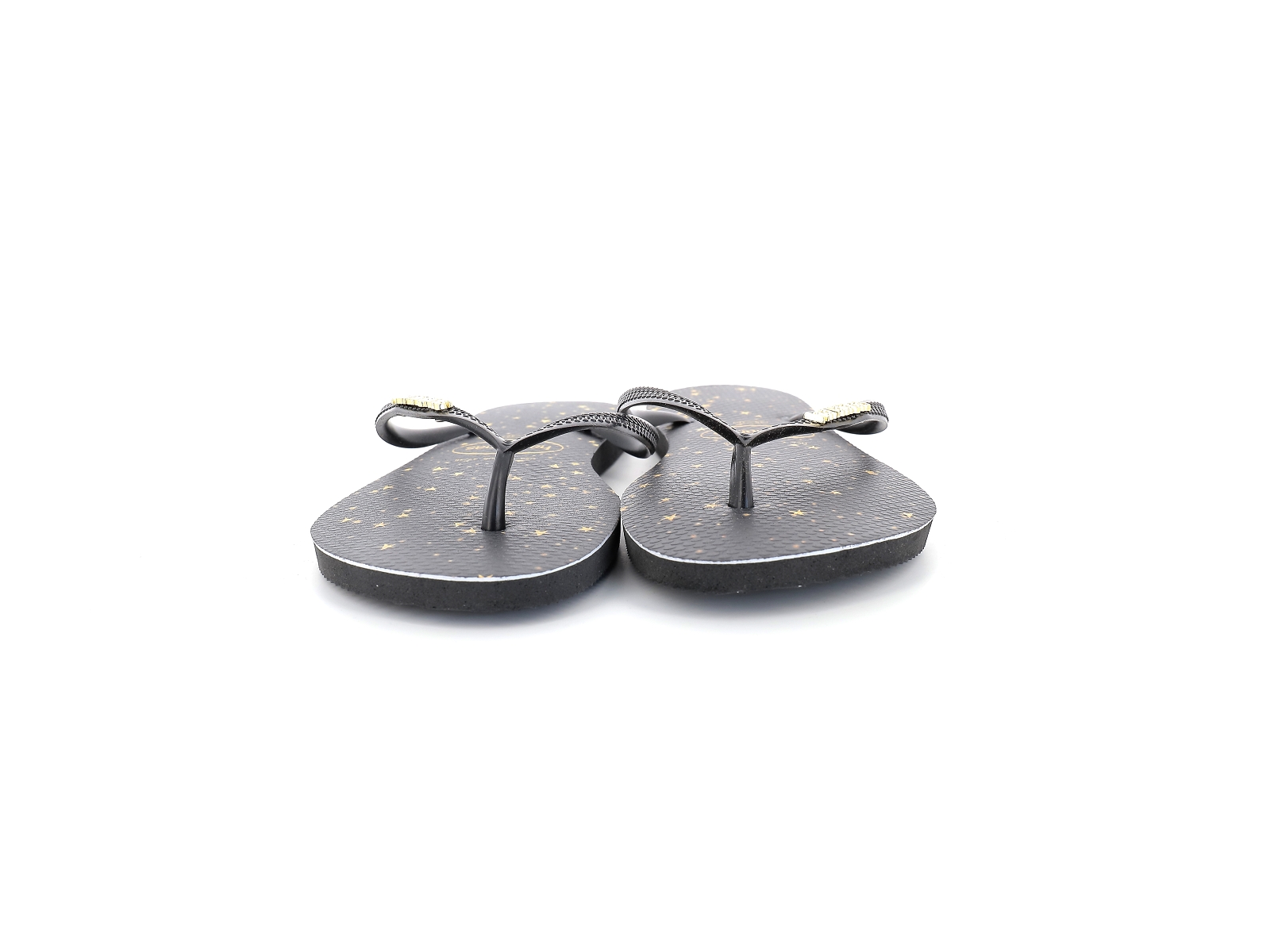Havaianas-SLIM METAL PRINT 4141363 Plastique Noir Or