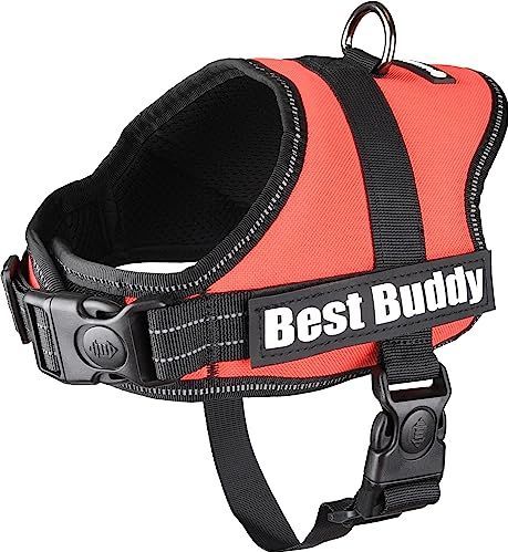 Flamingo - Best Buddy Pluto - Hondenharnas - Zwart - Polyester