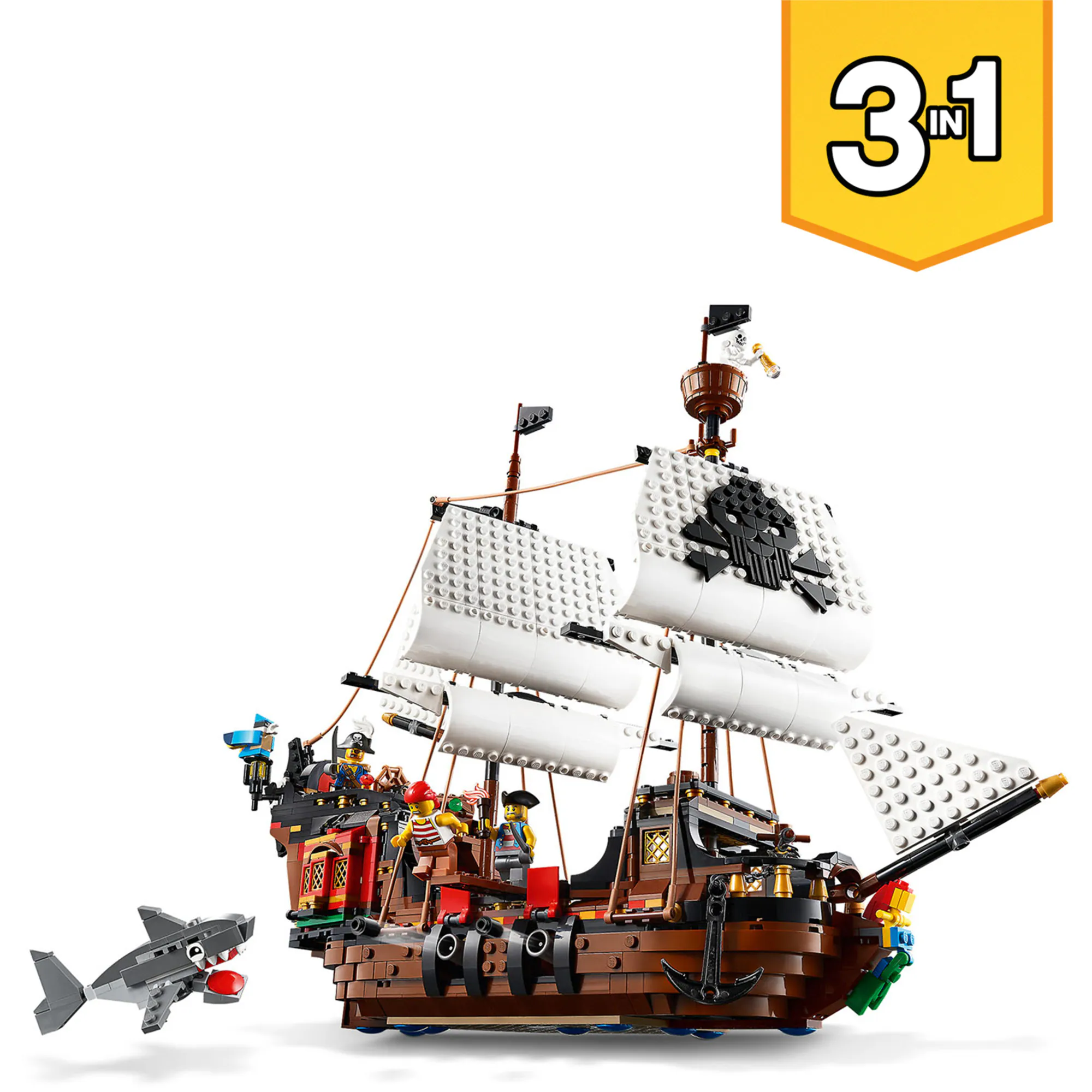 LEGO Konstruktionsspielzeug Creator Piratenschiff