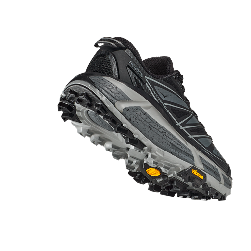 Hoka Mafate Speed 2 Sneakers, Black/Castlerock, 38 2/3