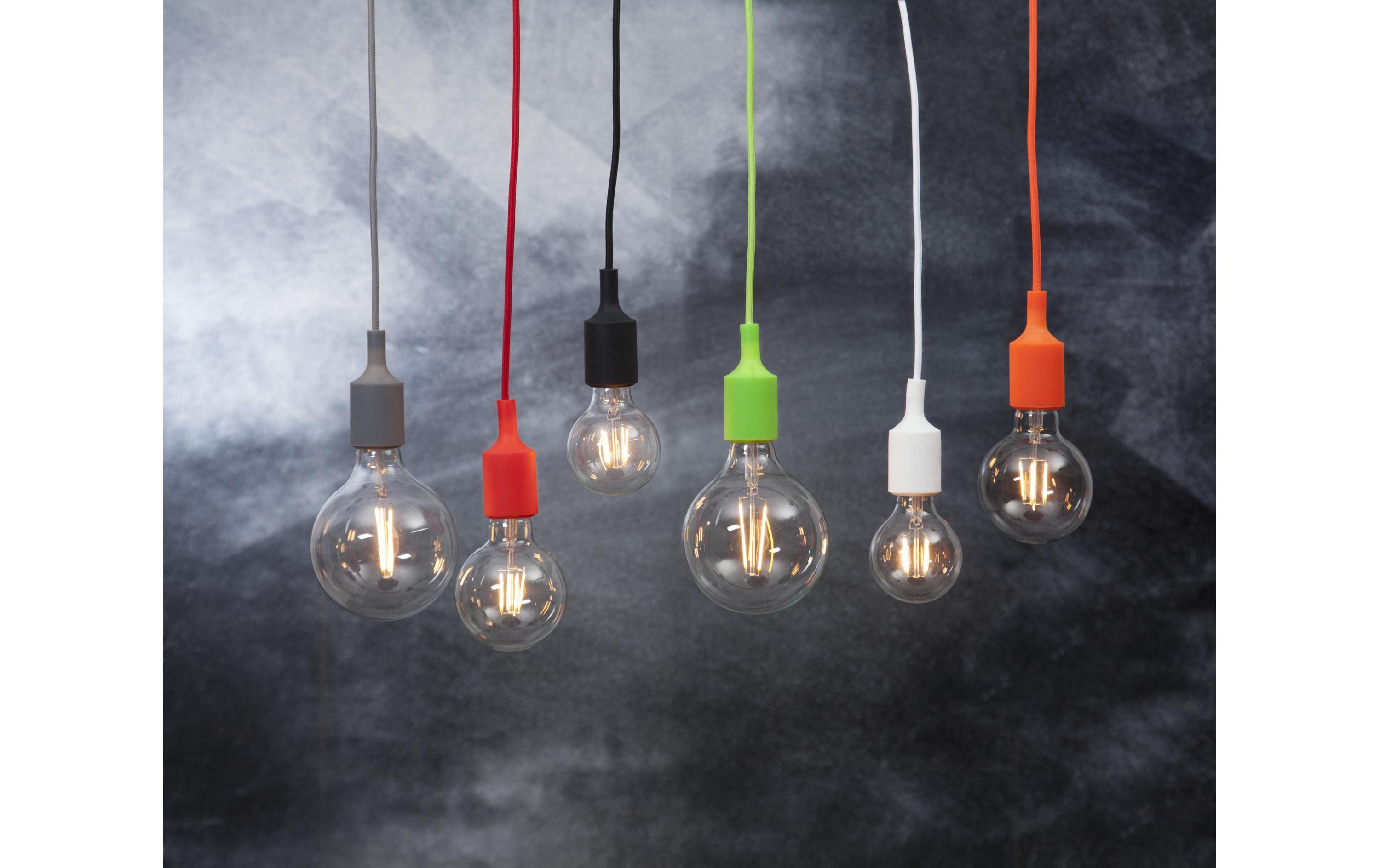 Pendelleuchte COLOR GrauPendelleuchte mit Textilkabel, Grau