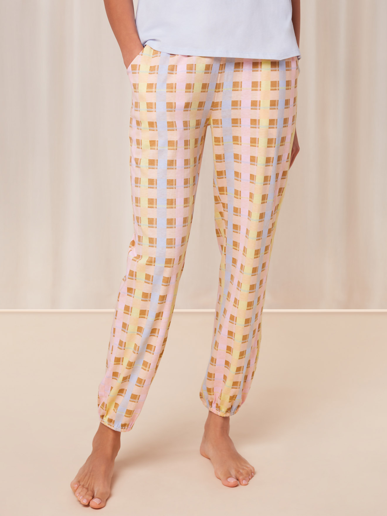 Pantalon bords élastiqués Mix & Match